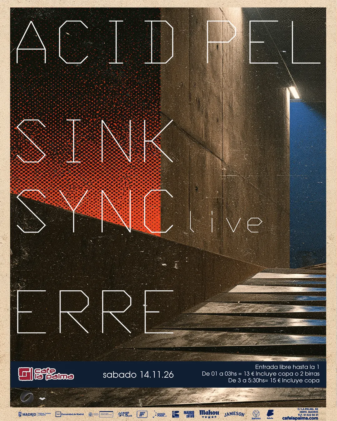 BÉTON BRUTA: CIDPEL + ERRE + SINK SYNC
