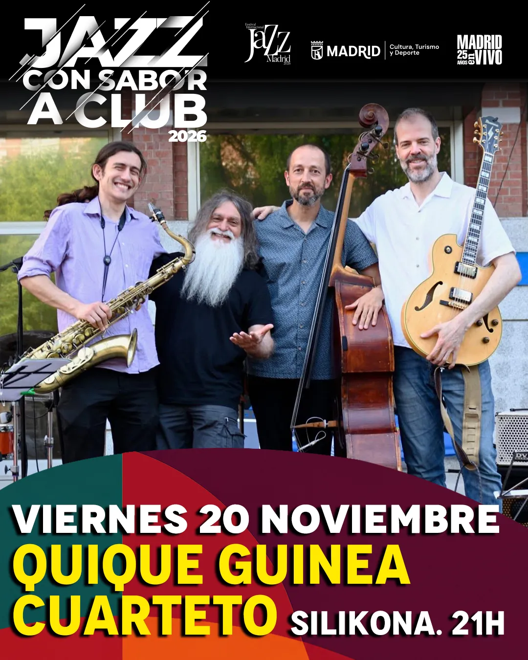 JAZZ CON SABOR A CLUB 26 – QUIQUE GUINEA CUARTETO