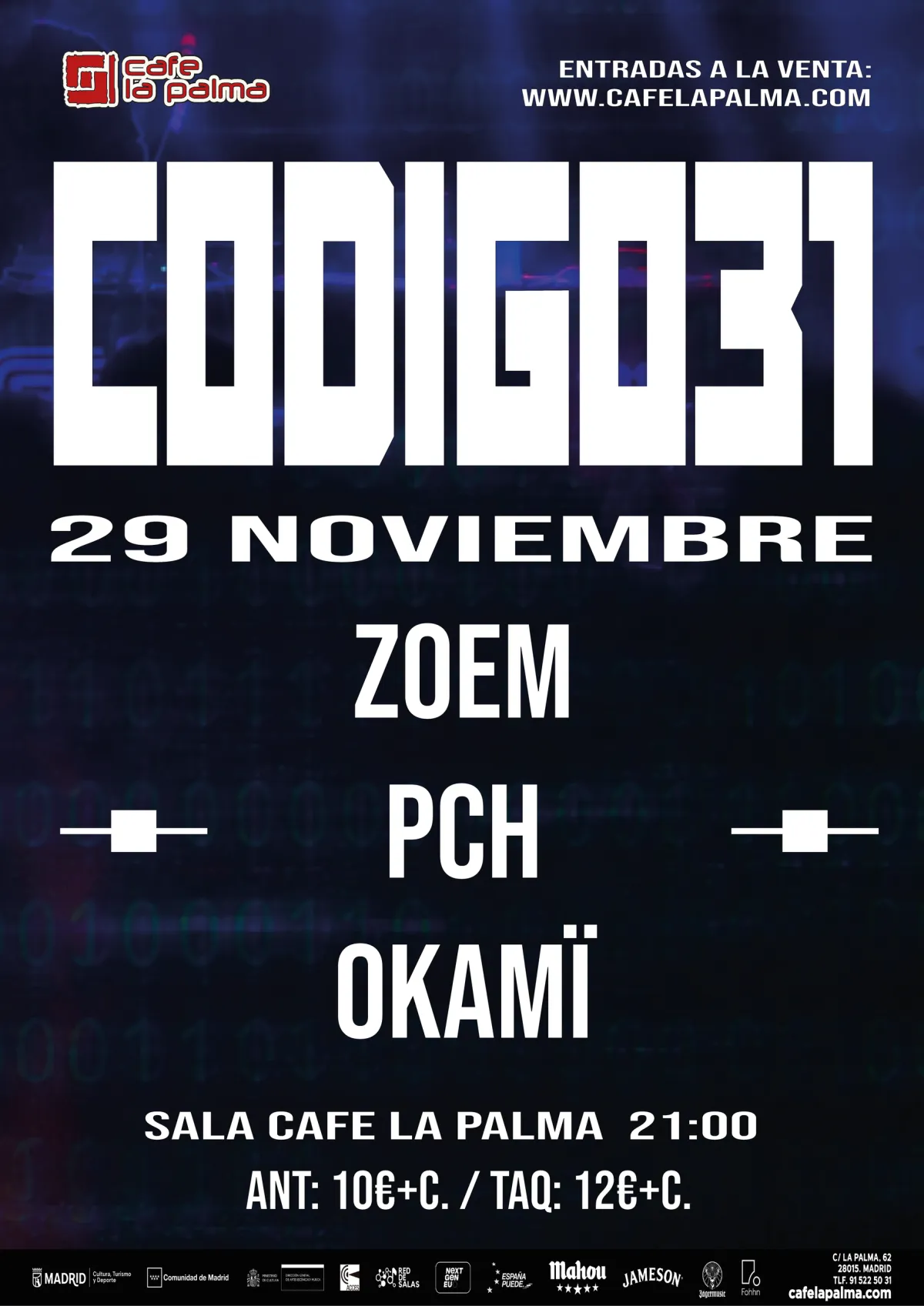 CODIGO 31 ZOEM PCH OKAMI