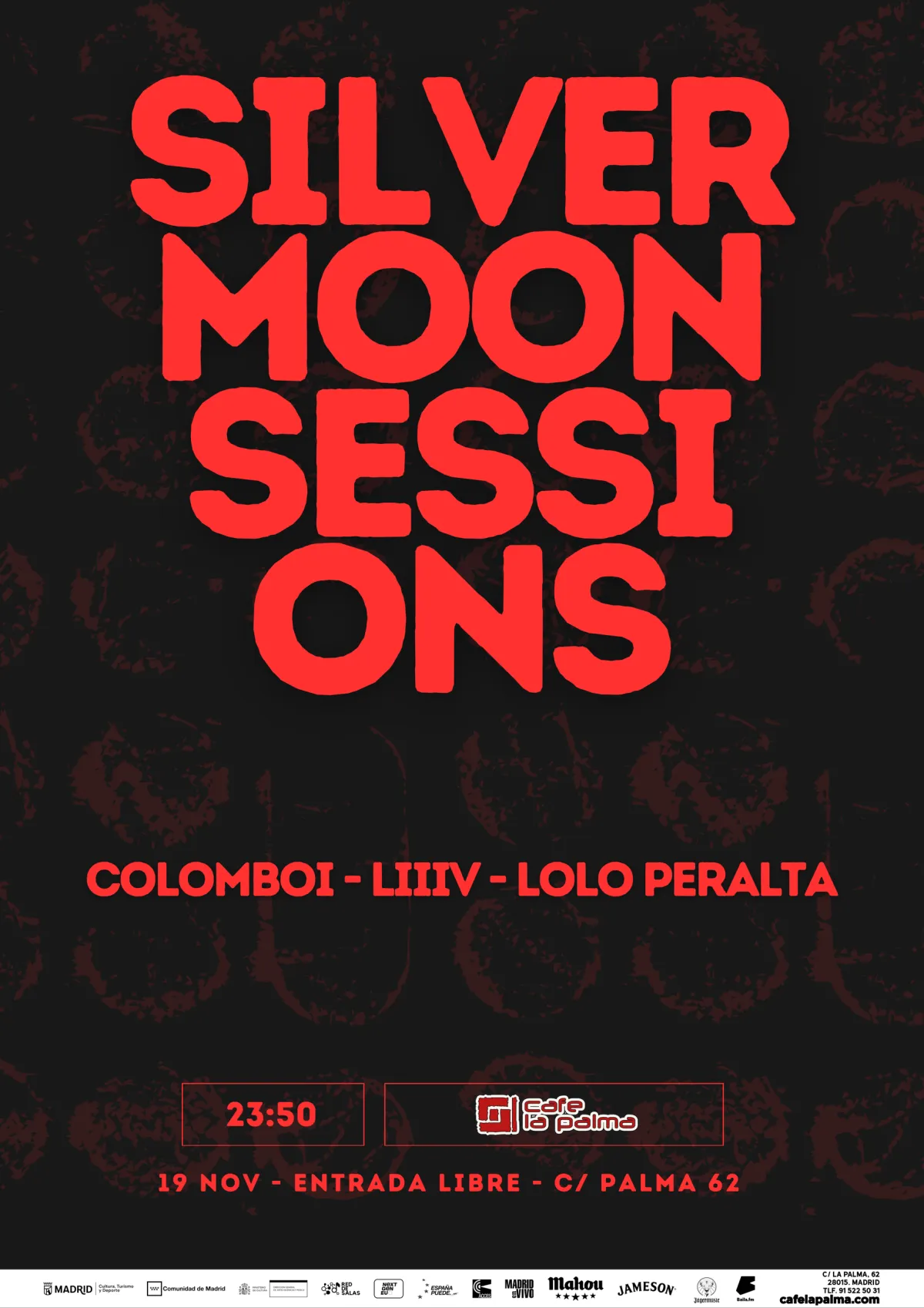 SILVERMOON: LOLO PERALTA + COLOMBOI + LIIIV